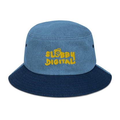 SlobbyDigital - Denim bucket hat