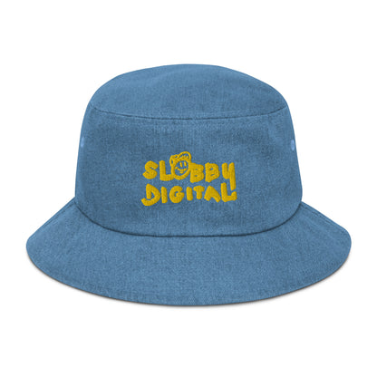 SlobbyDigital - Denim bucket hat