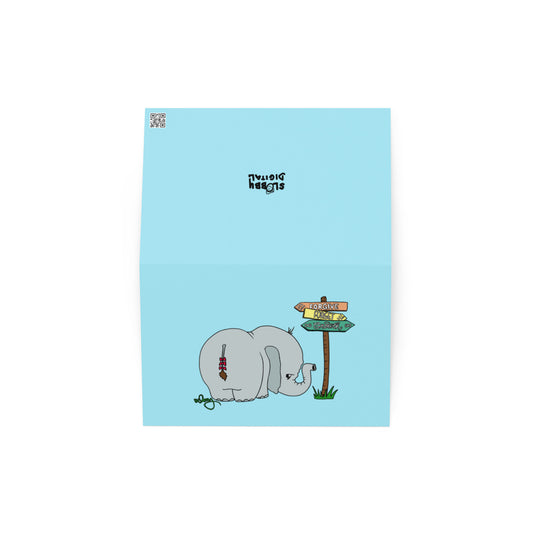 Elephant - Greeting card